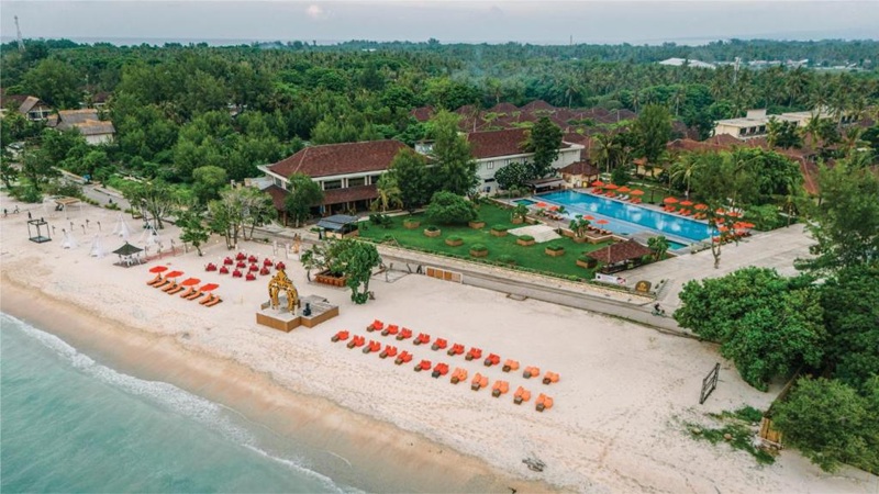 ロンボク島 ギリ島 ツアー Hotel Ombak sunset